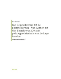 Lesnotities Nederlandse Letterkunde IV 