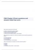  CNA Chapter 6 Exam questions and answers latest top score.