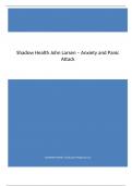 SHADOW Patient John Larsen EXAM  CORRECTLY ANSWERED &sol; LATEST UPDATE VERSION &sol; GRADED A&plus;