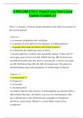 CPEG208 TNCC Final Exam Test Latest Update Graded A&plus;