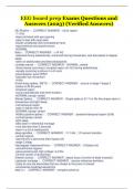EEG board prep Exams Questions and Answers &lpar;2023&rpar; &lpar;Verified Answers&rpar;