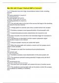 Bio 181 ASU /Biology 182 ASU Exam Bundle (Graded A)