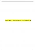 NSG 4060 ATI Comprehensive Practice Test B (Version 1), South University