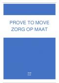 Prove 2 move Zorg op Maat en Communicatie en Preventie