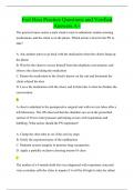 Exit Hesi Practice Questions and Verified Answers A+