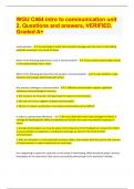 &lpar;Top QUALITY 2024&sol;2025 EXAM REVIEW&rpar; WGU C464 intro to communication unit  2&comma; Questions and answers&comma; VERIFIED&period;  Graded A&plus;