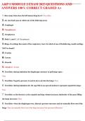 A&P 1 MODULE 2 EXAM 2023 QUESTIONS AND ANSWERS 100&percnt; CORRECT GRADED A&plus;