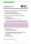 ACLS Exam Version B (50 Questions and Answers) Latest 2020/21