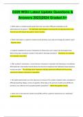 D220 WGU Latest Update Questions & Answers 2023&vert;2024 Graded A&plus;
