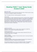  Reading TEAS 7 &ast;new&ast; Study Guide Graded A 2024