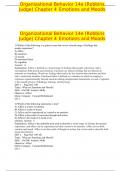 Organizational Behavior 14e (Robbins Judge) Chapter 4 Emotions and Moods
