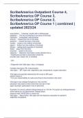 ScribeAmerica Outpatient Course 4, ScribeAmerica OP Course 3, ScribeAmerica OP Course 2, ScribeAmerica OP Course 1 | combined | updated 2023/24