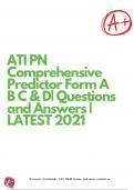 ATI PN Comprehensive Predictor Form A  B C & D| Questions and Answers | LATEST 2021