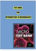 Test Bank For Microbiology an Introduction 12th Edition, Tortora