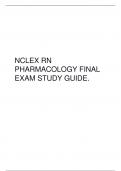 NCLEX RN PHARMACOLOGY FINAL EXAM STUDY GUIDE.pdf