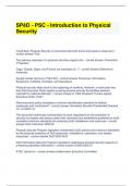SP&emacr;D - PSC - Introduction to Physical Security