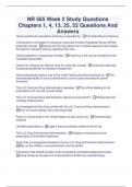 NR 565 Week 2 Study Questions Chapters 1&comma; 4&comma; 13&comma; 25&comma; 52 Questions And Answers