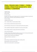 FINAL PRAXIS 5002, FORM 1, FORM 2, FORM 3 PRACTICE EXAM WITH 100% CORRECT ANSWERS ALREADY GRADED A+|DOWNLOAD TO PASS