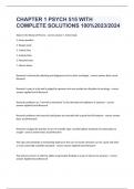 CHAPTER 1 PSYCH 515 WITH COMPLETE SOLUTIONS 100&percnt;2023&sol;2024