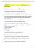 AWHONN fetal monitoring course &lpar;Q&A&rsquo;s&rpar; A&plus; Graded&period; &lbrack;2023-2024&rsqb;