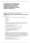 TEST BANK FOR CLAYTONS BASIC PHARMACOLOGY FOR NURSES 19TH EDITION BY BRUCE CLAYTON &comma;MICHELLE WILLIHNGANZ&comma; SAMUEL GUREVITZ CHAPTER 1-48 