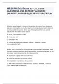 2 Exam &lpar;elaborations&rpar; HESI RN EXIT EXAM 2022&sol;2023 ACTUAL EXAM QUESTIONS AND CORRECT ANSWERS &lpar;VERIFIED ANSWERS&rpar; &vert;ALREADY GRADED A&plus;