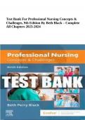Test Bank For Professional Nursing Concepts & Challenges, 9th Edition By Beth Black – Complete All Chapters 2023-2024