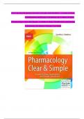 TEST BANK PHARMACOLOGY CLEAR AND SIMPLE - A Guide to Drug  Classifications and Dosage Calculations By Cynthia Watkins