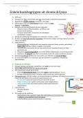 Samenavatting fysiologie en pathofysiologie 1 deel 1