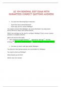 AZ 104 RENEWAL EXIT EXAM WITH GURANTEED CORRECT QUSTIONS ANSWERS