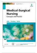 Test Bank For Medical-Surgical Nursing: Concepts & Practice 3rd Edition by Susan C. deWit , Holly K. Stromberg ||ISBN NO:10 9780323243780||ISBN NO:13 978-0323243780||Complete Guide A+