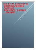 HESI EXIT RN EXAM OVER 700 QUESTIONS&comma; ANSWERS RATIONALE NEW UPDATE &comma; A GRADED DOCUMENT&period;pdf