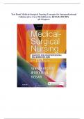 Graded A+ Medical-Surgical Nursing Concepts for Interprofessional Collaborative Care 9th Edition by IGNATAVICIUS - All Chapters| Latest Practice Exam Bank 100% Veriﬁed Answers 