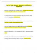 ROPD Phase 4A Mod 1 Questions and Answers  Graded A&plus;