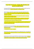 Texas State LVT Exam - Chapter 801 Questions and  Answers Already Passed