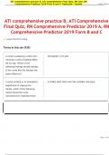ATI comprehensive practice B&comma; ATI Comprehensive Final Quiz&comma; RN Comprehensive Predictor 2019 A&comma; RN Comprehensive Predictor 2019 Form B and C ATI comprehensive practice B&comma; ATI Comprehensive Final Quiz&comma; RN Comprehensive Predictor 2019 A&comma; RN Comprehensive Pre