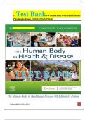 A+ Test Bank For Human Body in Health and Disease 8th Edition by Patton, ISBN-13 978-0323734141