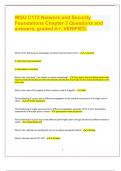  &lpar;Top QUALITY 2024&sol;2025 EXAM REVIEW&rpar;WGU C172 Network and Security  Foundations Chapter 3 Questions and  answers&comma; graded A&plus;&period; VERIFIED&period;