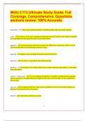  (Top QUALITY 2024/2025 EXAM REVIEW) WGU C173 Ultimate Study Guide, Full  Coverage, Comprehensive. Questions  sections review. 100% Accurate.
