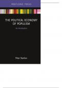The Political Economy Of Populism An Introduction by Petar Stankov