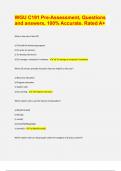 &lpar;Top QUALITY 2024&sol;2025 EXAM REVIEW&rpar; WGU C191 Pre-Assessment&comma; Questions  and answers&comma; 100&percnt; Accurate&period; Rated A&plus;