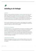 Biologie samenvatting - inleiding in de biologie H1