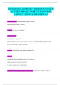 pennsylvania certified evaluatorEXAM Q & As WITH 100&percnt;CORRECT ANSWERS LATEST UPDATE GRADED A&plus;