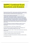 SAPPC Combined Exam Questions and Answers 