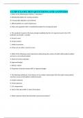 CCHP EXAM2 2023 QUESTIONS AND ANSWERS