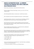 NASCLA Accredited Exam - JJ Johnson Contractor Seminar Test With Complete Solution&lpar;2023-2024&rpar;