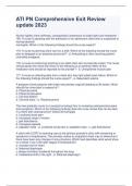 ATI comprehensive nclex-pn questions and answer 2023