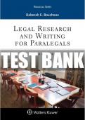Legal Research and Writing for Paralegals 9th Edition Test Bank