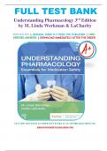 Test Bank for Understanding Pharmacology Essentials for Medication Safety&comma; 3rd Edition by M&period; Linda Workman & LaCharity&comma; All Chapters Covered 3rd Edition