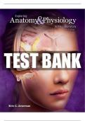 Test Bank For Exploring Anatomy & Physiology In The Laboratory 3rd Edition Amerman